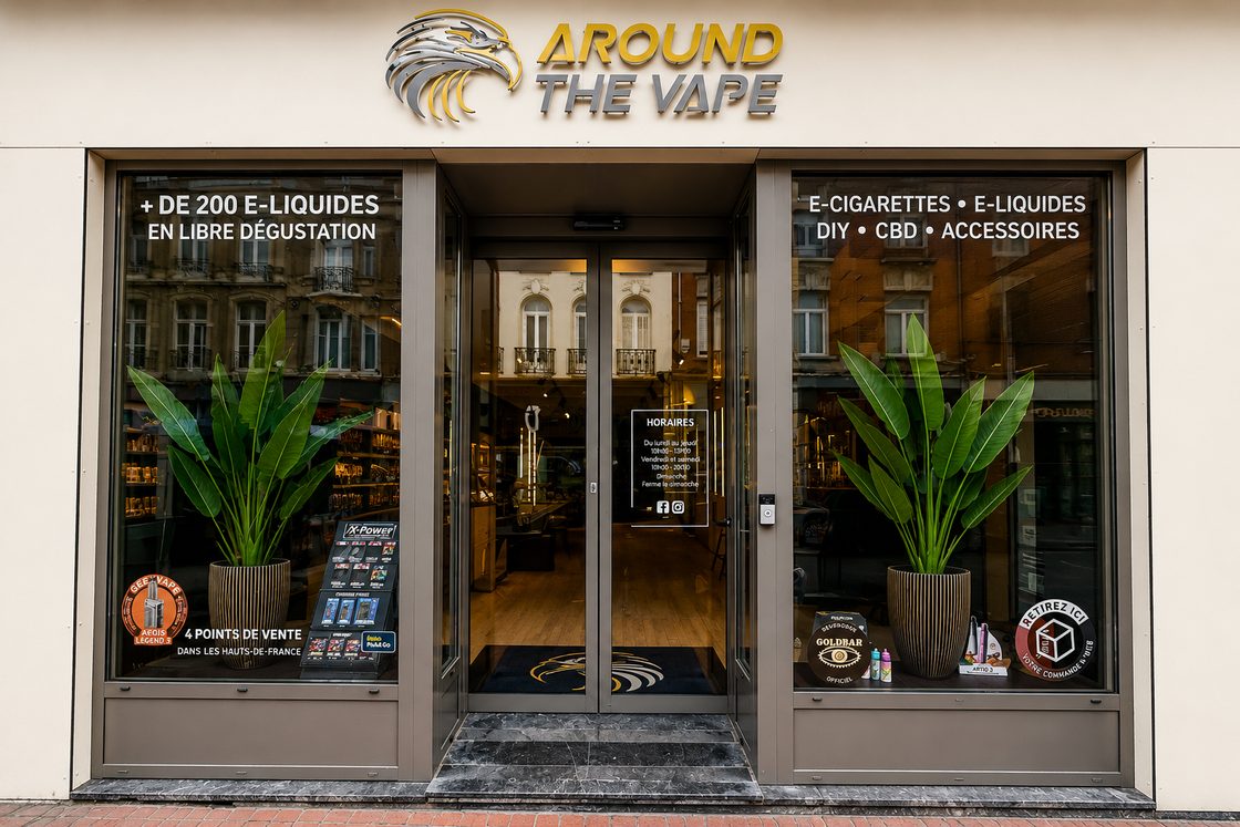 AROUND THE VAPE ET CBD - ARMENTIÈRES (59) - Photo de la boutique