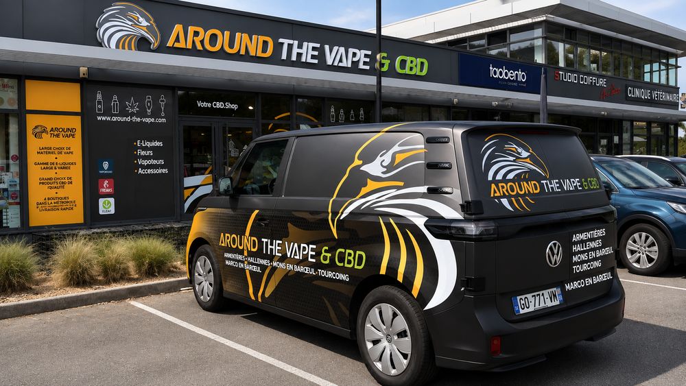 AROUND THE VAPE ET CBD - HALLENNES-LEZ-HAUBOURDIN (59) - Photo de la boutique